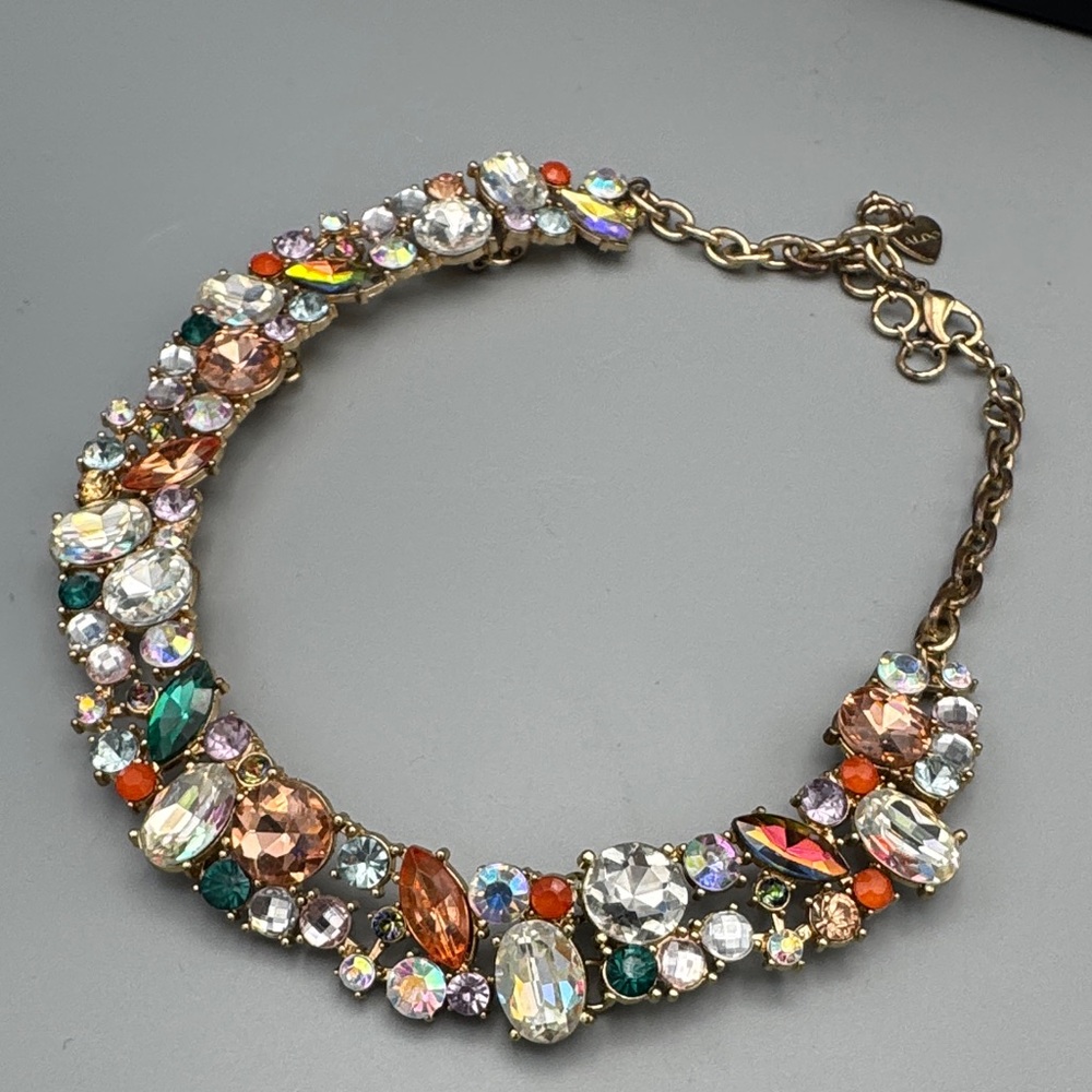 Aldo Multicolor Statement Necklace - image 6